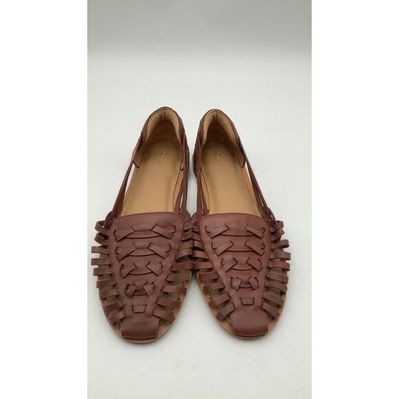 Quince Brown Woven Loafers - Picture 1 of 2